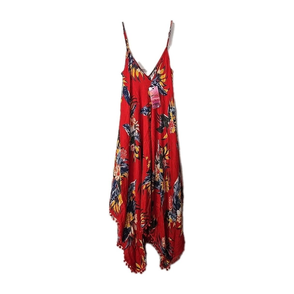 Goa Beachwear Womans Dress‎ Coverup Size Large  Hawaiian Print